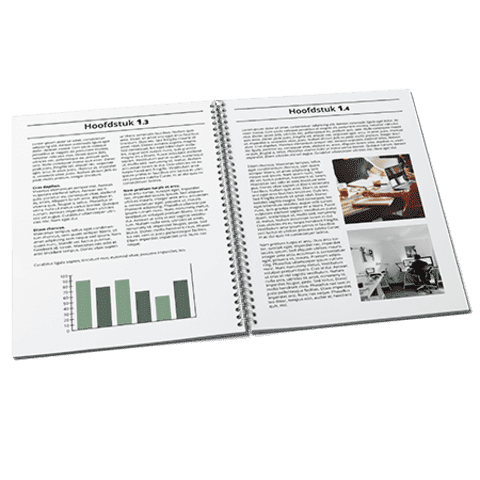 Verslag printen en inbinden Verslag