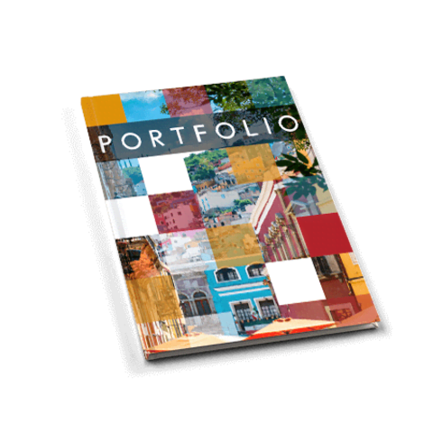 Laat je portfolio als hardcover drukken