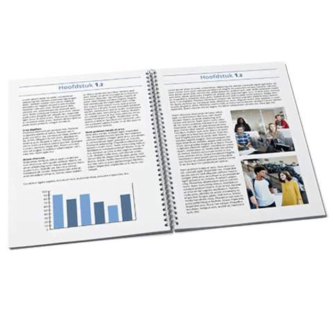 Eindwerk printen en inbinden Eindwerk