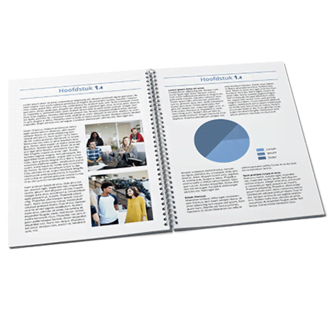 Rapport printen en inbinden Rapport