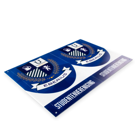 makelaarsbord hoekaanzicht