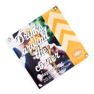 Laat direct je eigen banner drukken! Laat direct je eigen banner drukken!