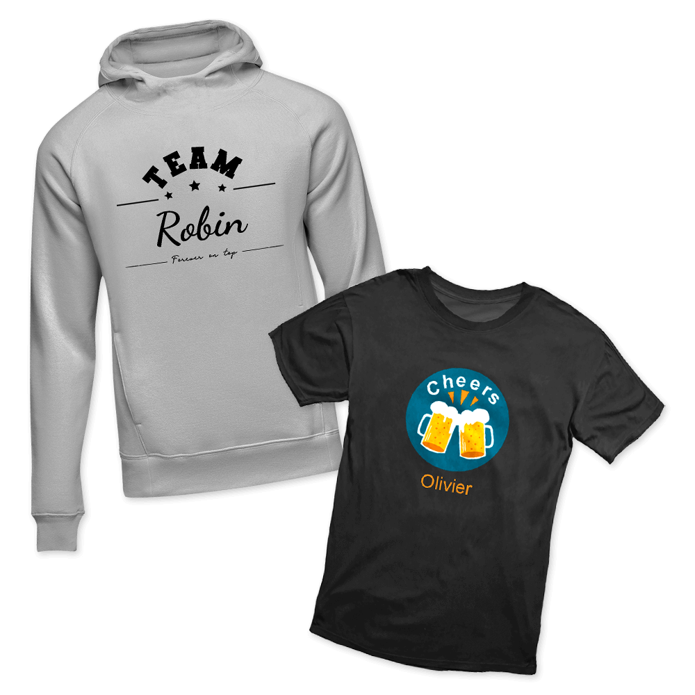 Kleding en textiel bedrukken Diverse materialen