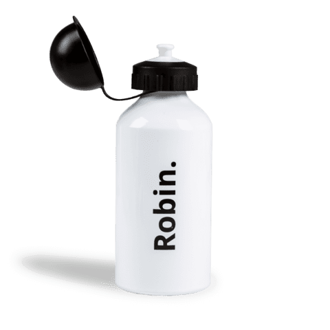 Bidon bedrukken robin Bidon bedrukken robin