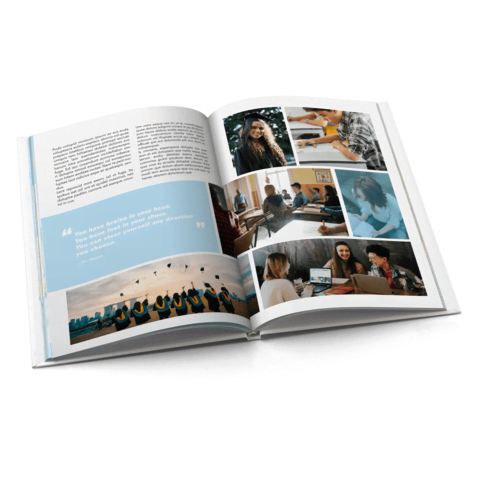 Hardcover binnenwerk jaarboek