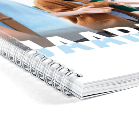 Spiraal closeup jaarboek Spiraal closeup jaarboek