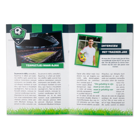 Magazines drukken open