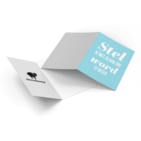 Beterschap beterschapskaartje