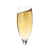 Laat je eigen champagneglas graveren!