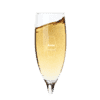 Laat je eigen champagneglas graveren!