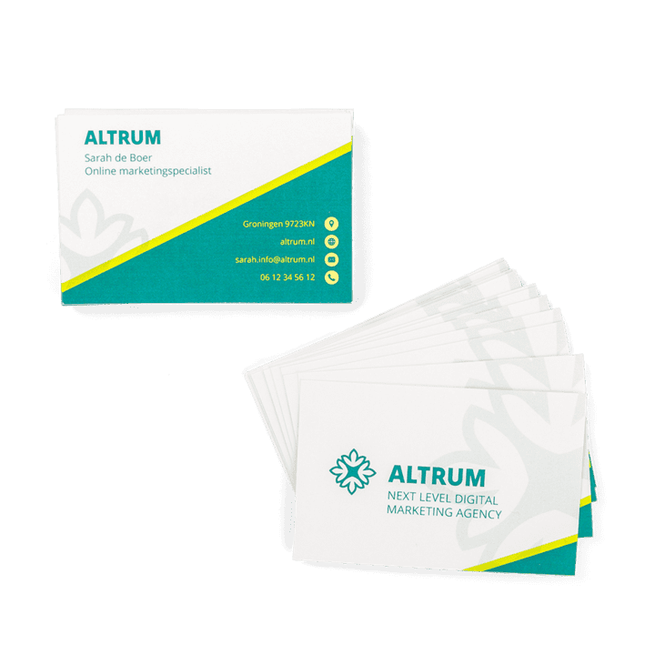 Je eigen visitekaartjes maken en drukken! Je eigen visitekaartjes maken en drukken!