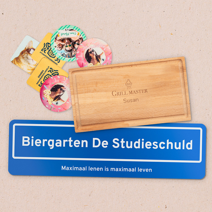 Straatnaambord studentenhuis