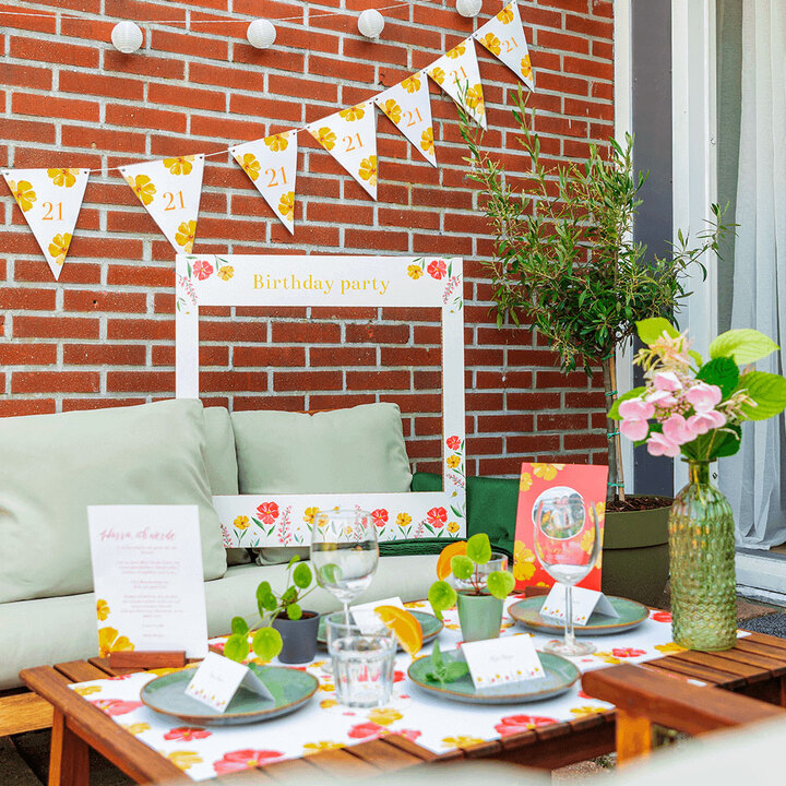 Themafeest: 21-diner organiseren