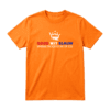 Oranje T shirt bedrukken rood wit blauw
