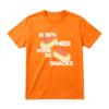 Oranje T shirt bedrukken snacks Oranje T shirt bedrukken snacks