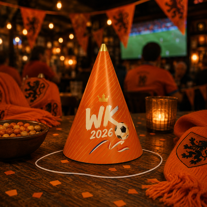 Oranje slingers bedrukken Oranje slingers bedrukken