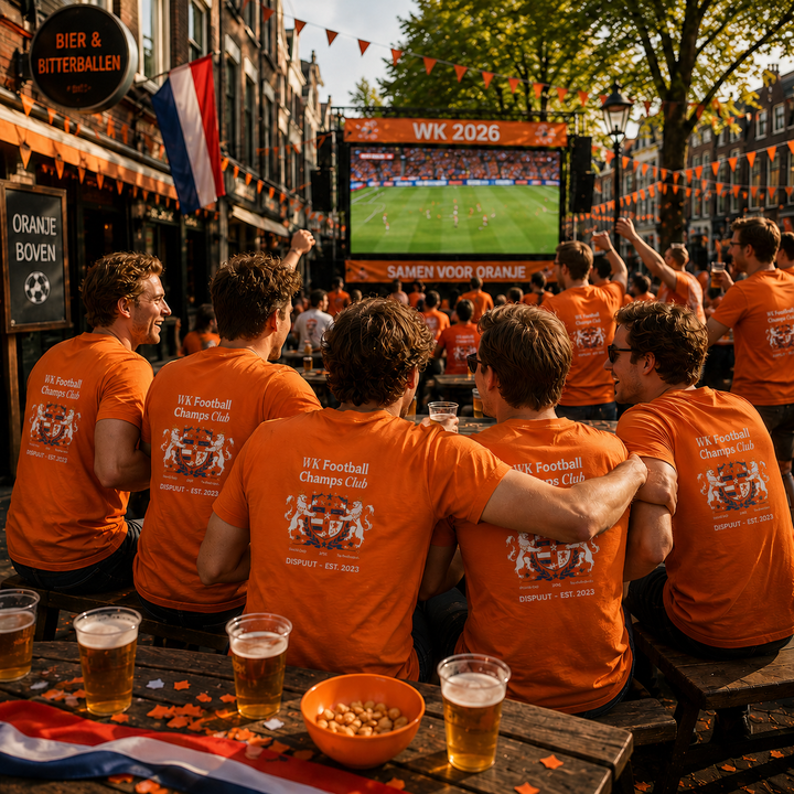 Oranje T-shirt bedrukken Oranje T-shirt bedrukken