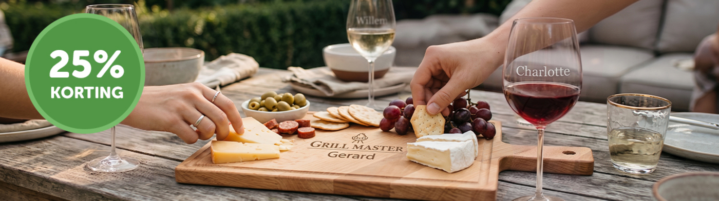 Zomerborrel: 25% korting op geselecteerde borrelproducten Zomerborrel: 25% korting op geselecteerde borrelproducten